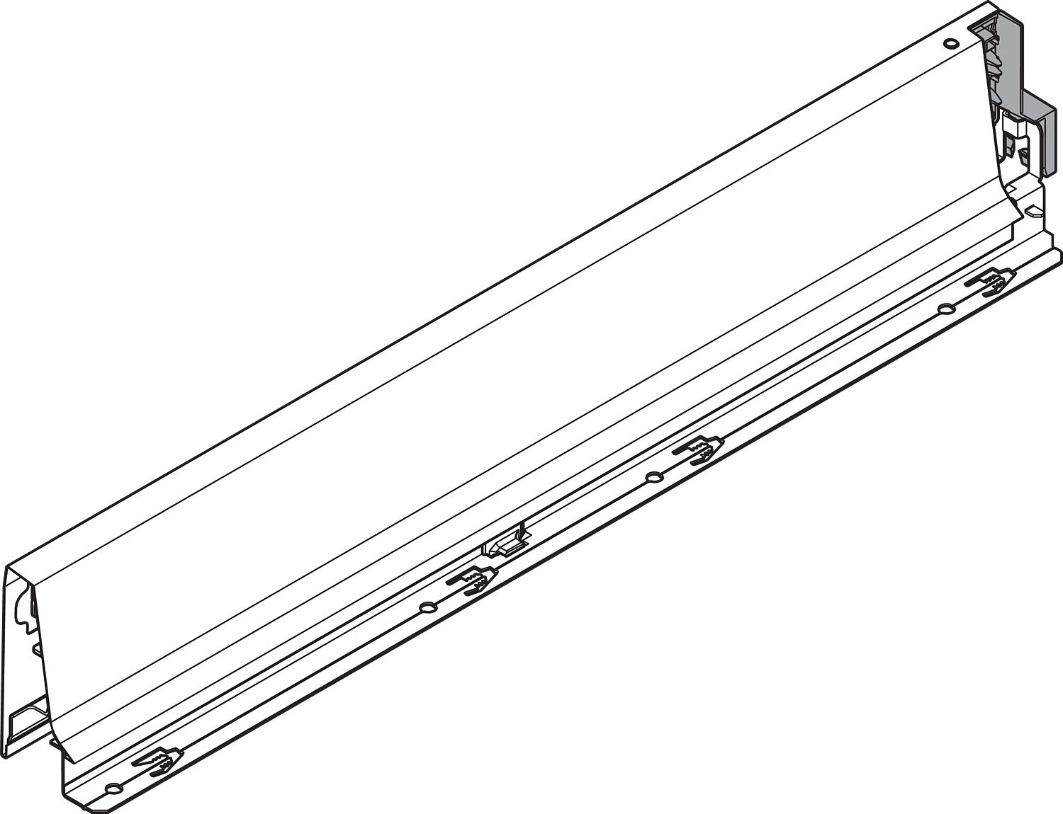 TANDEMBOX káva, magassága M (83 mm), NH= 270 mm, bal, a TANDEMBOX intivo/antaro