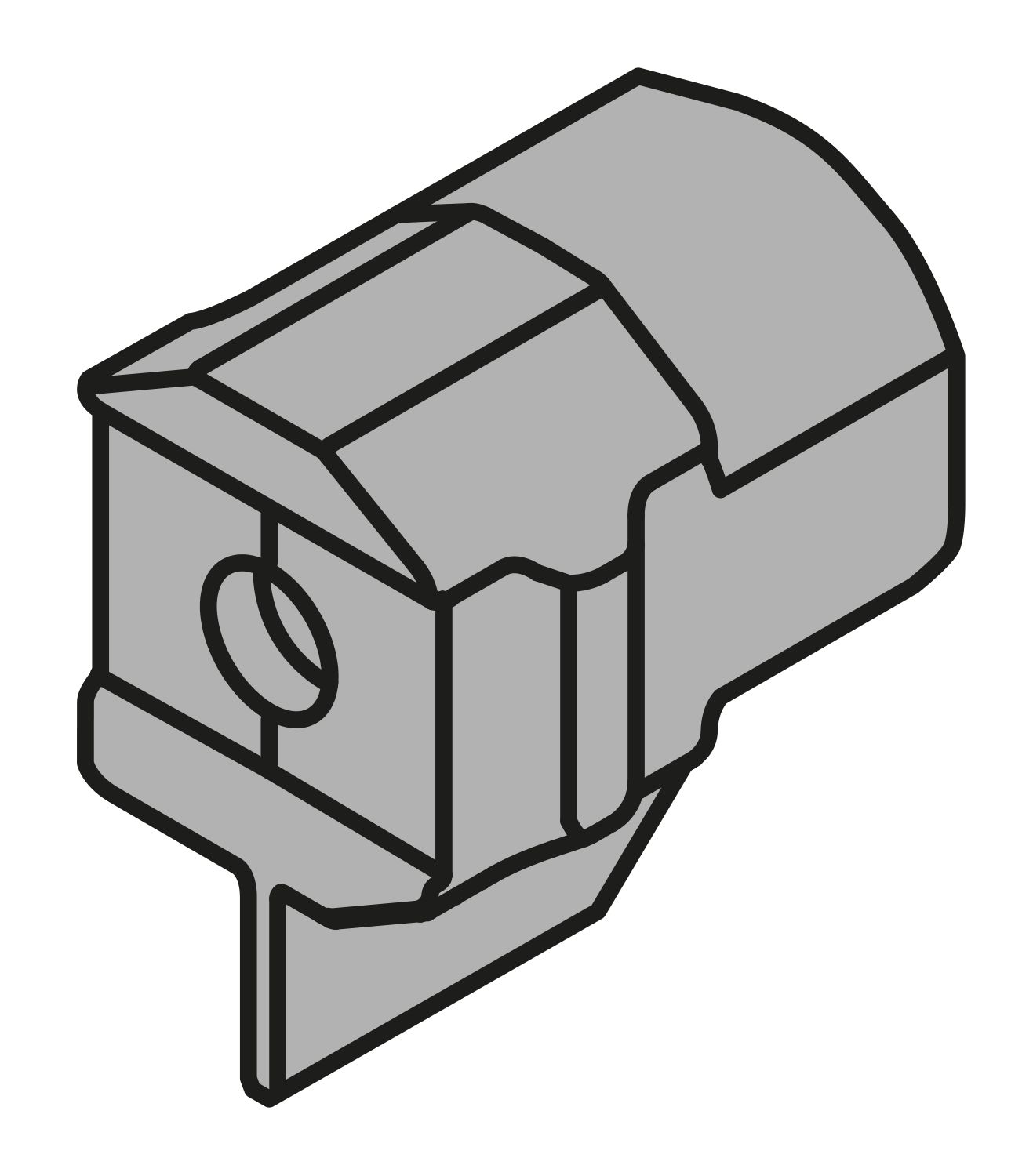 Korlát-előlaprögzítő, a TANDEMBOX antaro 