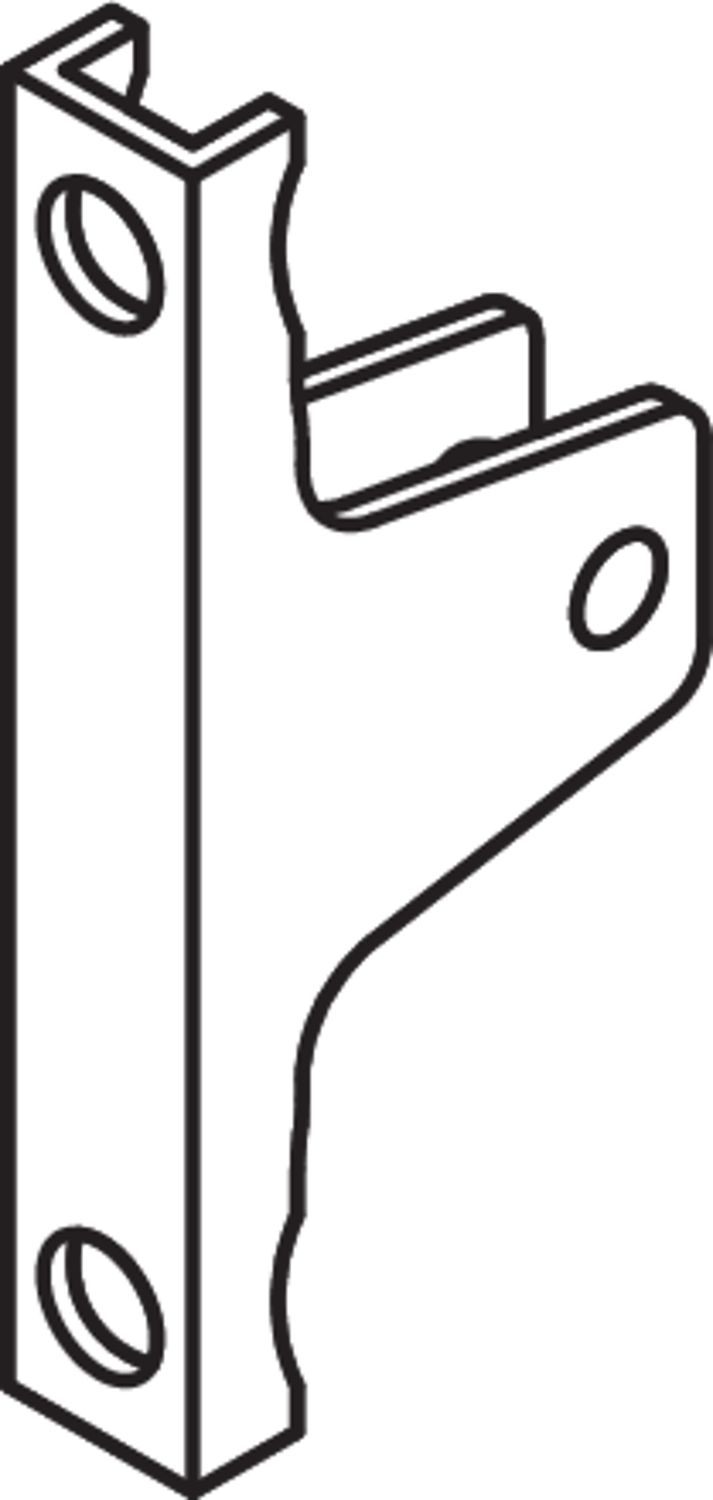 LEGRABOX Előlaprögzítő, magasság M, Csav arok, szimmetrikus