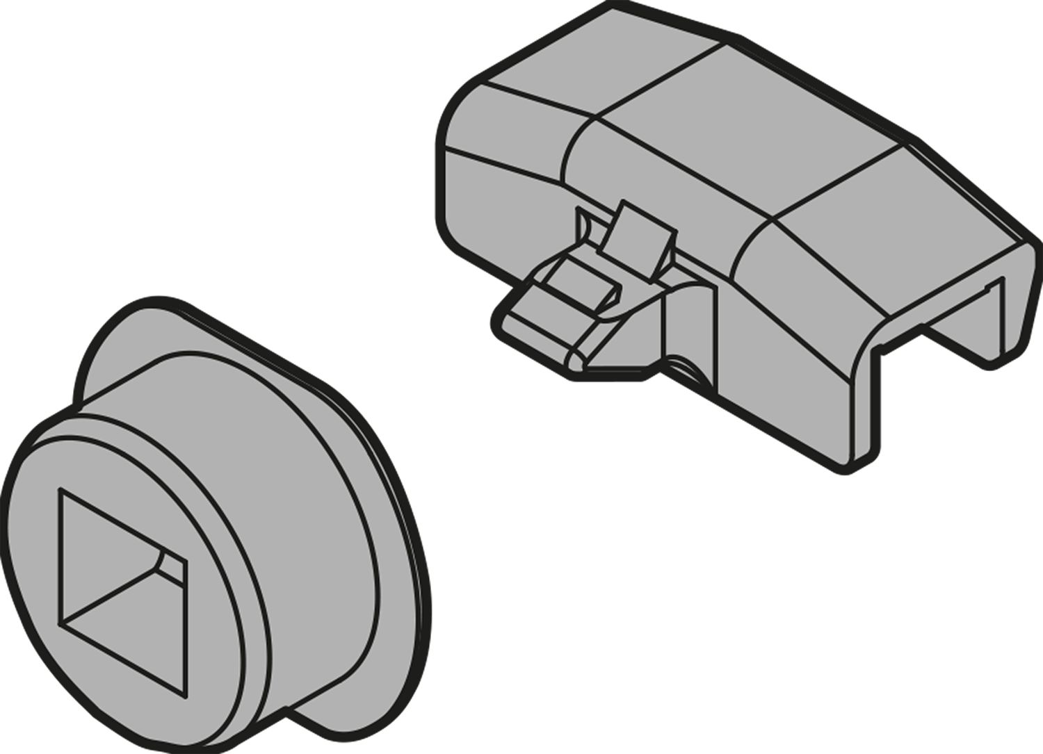 LEGRABOX belső fiókhoz kapcsolóelem 