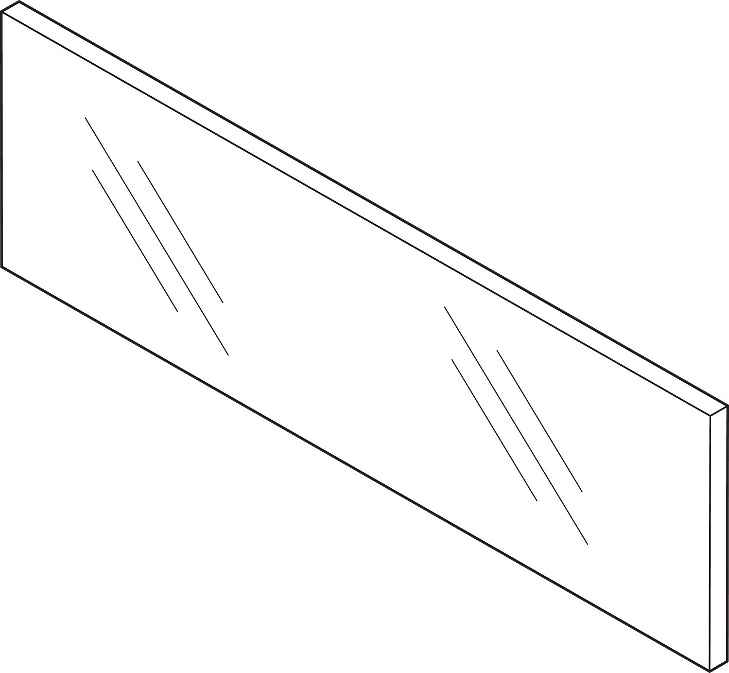 LEGRABOX fiókoldal magasító elem - elöl,  magasság 138 mm, KSZ=1200 mm (18/19 mm)