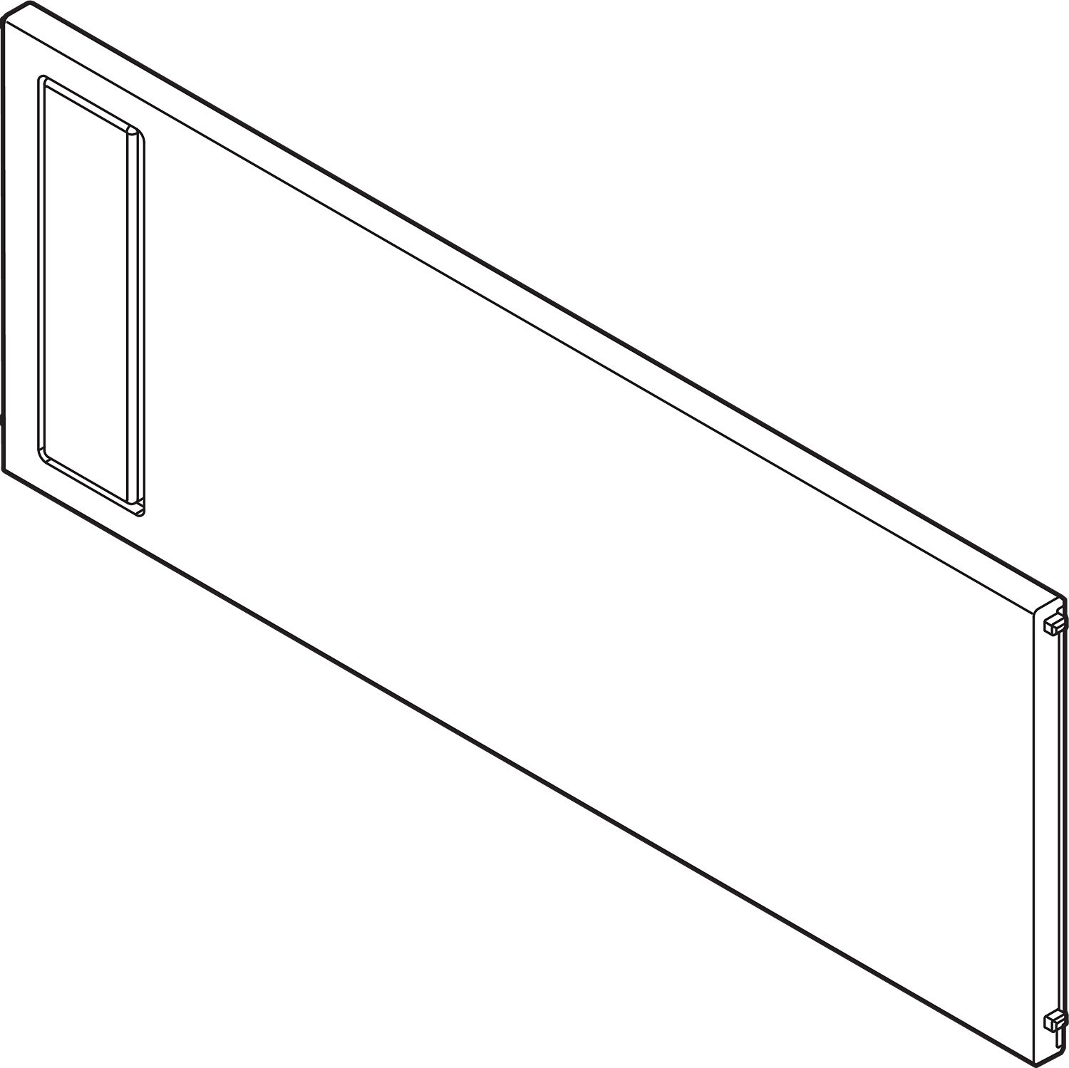 AMBIA-LINE Keresztosztó a LEGRABOX Front kihúzású fiók (ZC7F300RSU), Műanyag