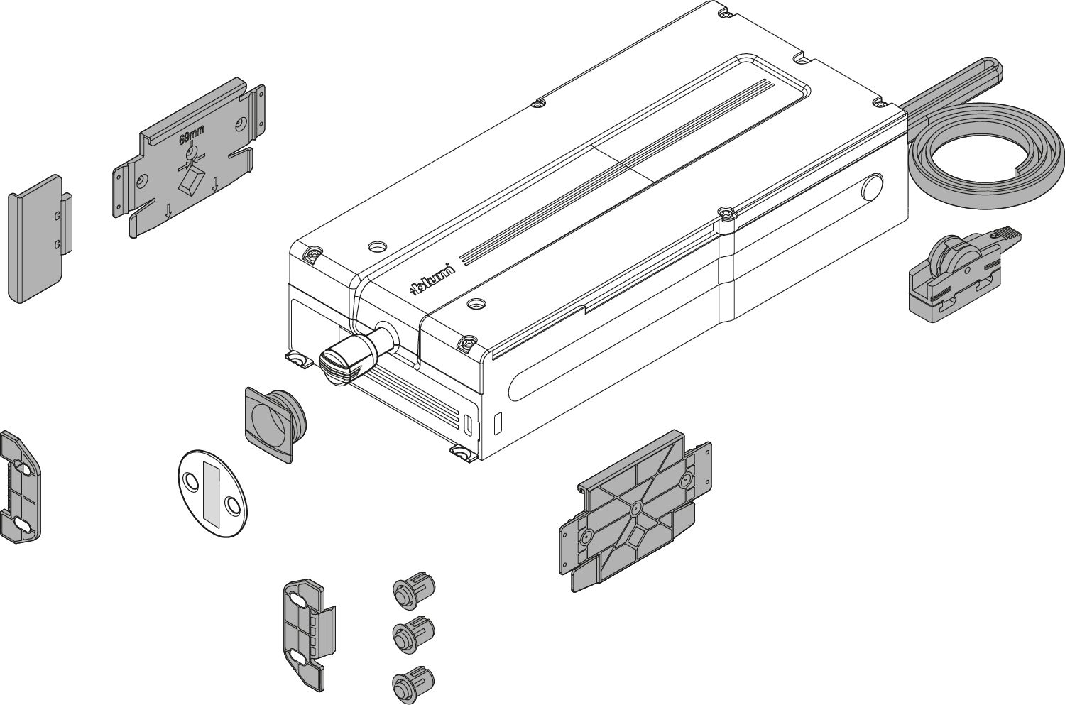 SERVO-DRIVE flex Meghajtóegység Hütő-, m élyhütő- és mosogatógépekhez, Szett megh
