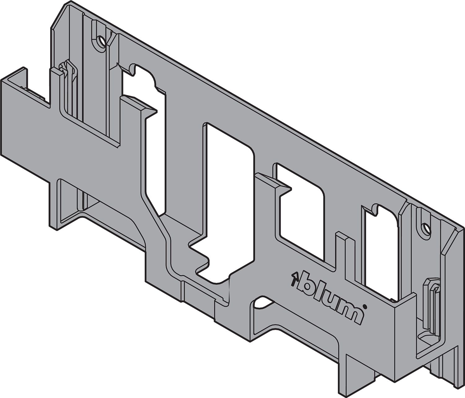 SERVO-DRIVE hálózati adaptertartó, Falra  szerelés