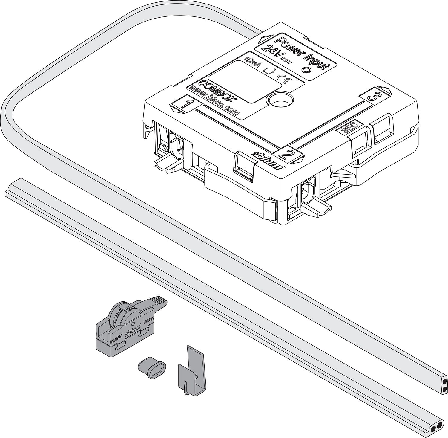 SERVO-DRIVE COMBOX, Készlet tartozékokka l