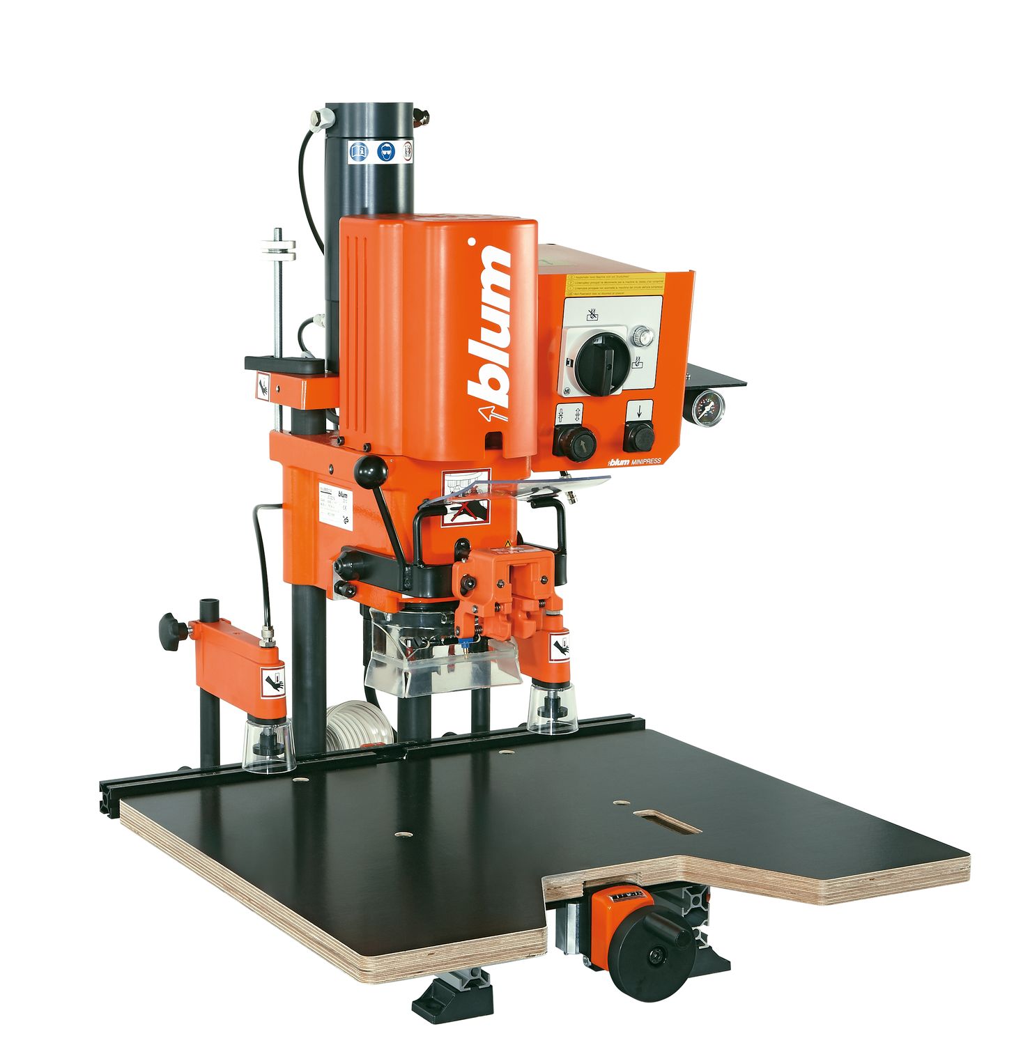 MINIPRESS P - Fúró- és vasalatbepréselő gépek, függőleges fúrás, 1x230 V / 50 Hz