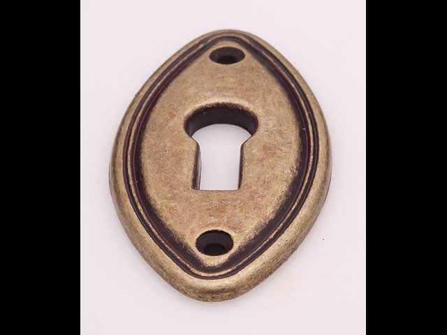 969-46 KULCSCIM 46x23                    ANTIKOLT FÉM                            