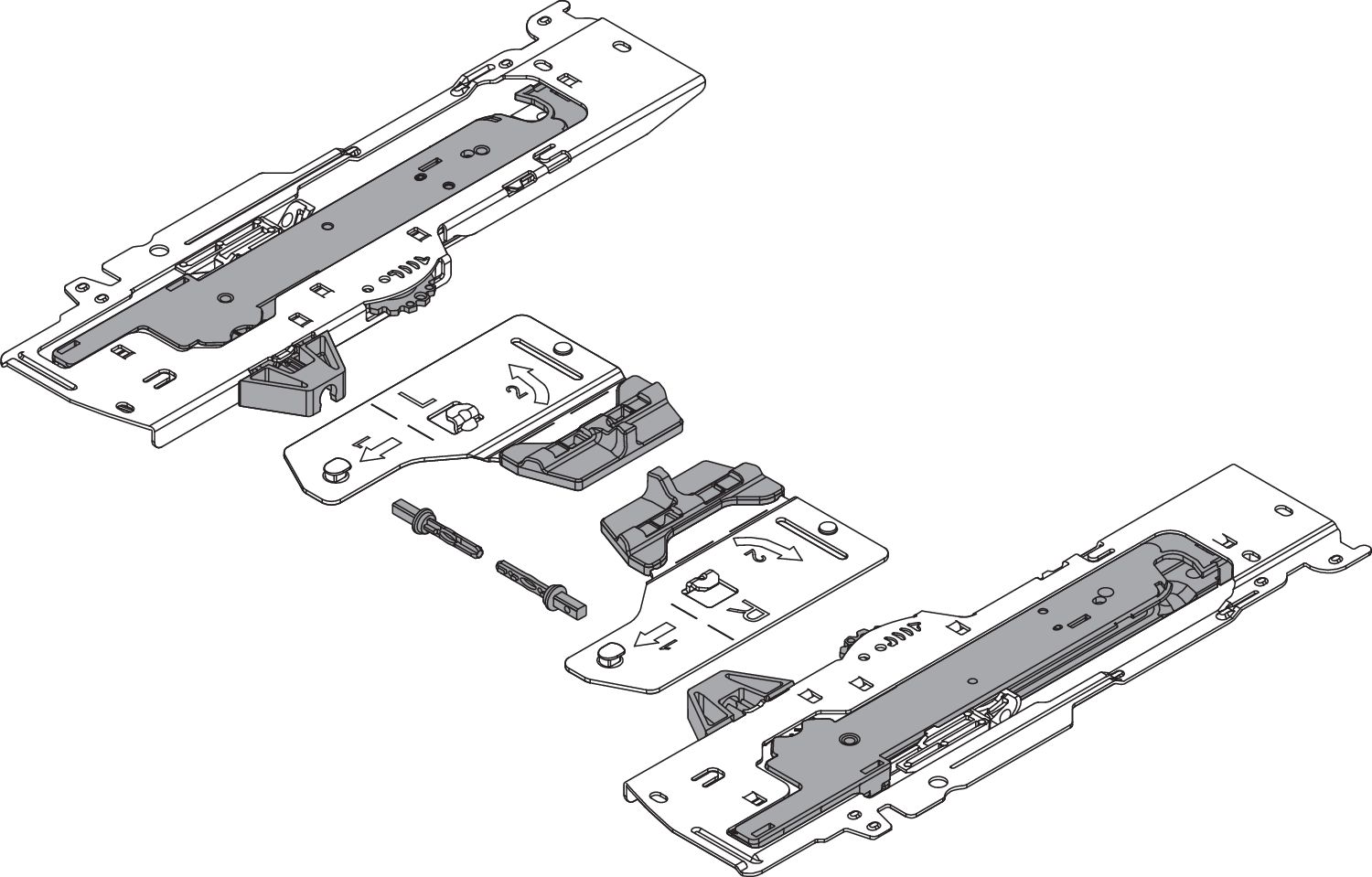 TIP-ON BLUMOTION Unit for TANDEMBOX