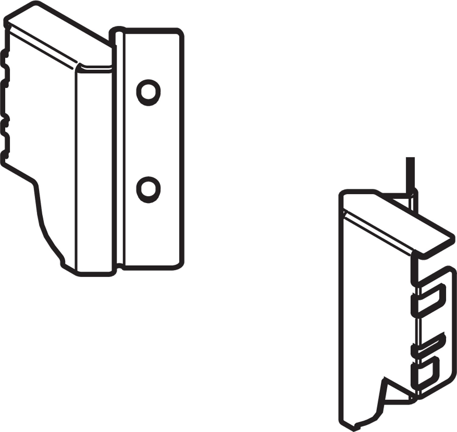 TANDEMBOX fa hátfal rögzítő M (96,5 mm), TANDEMBOX fa hátfal rögzítő M (96,5 mm),