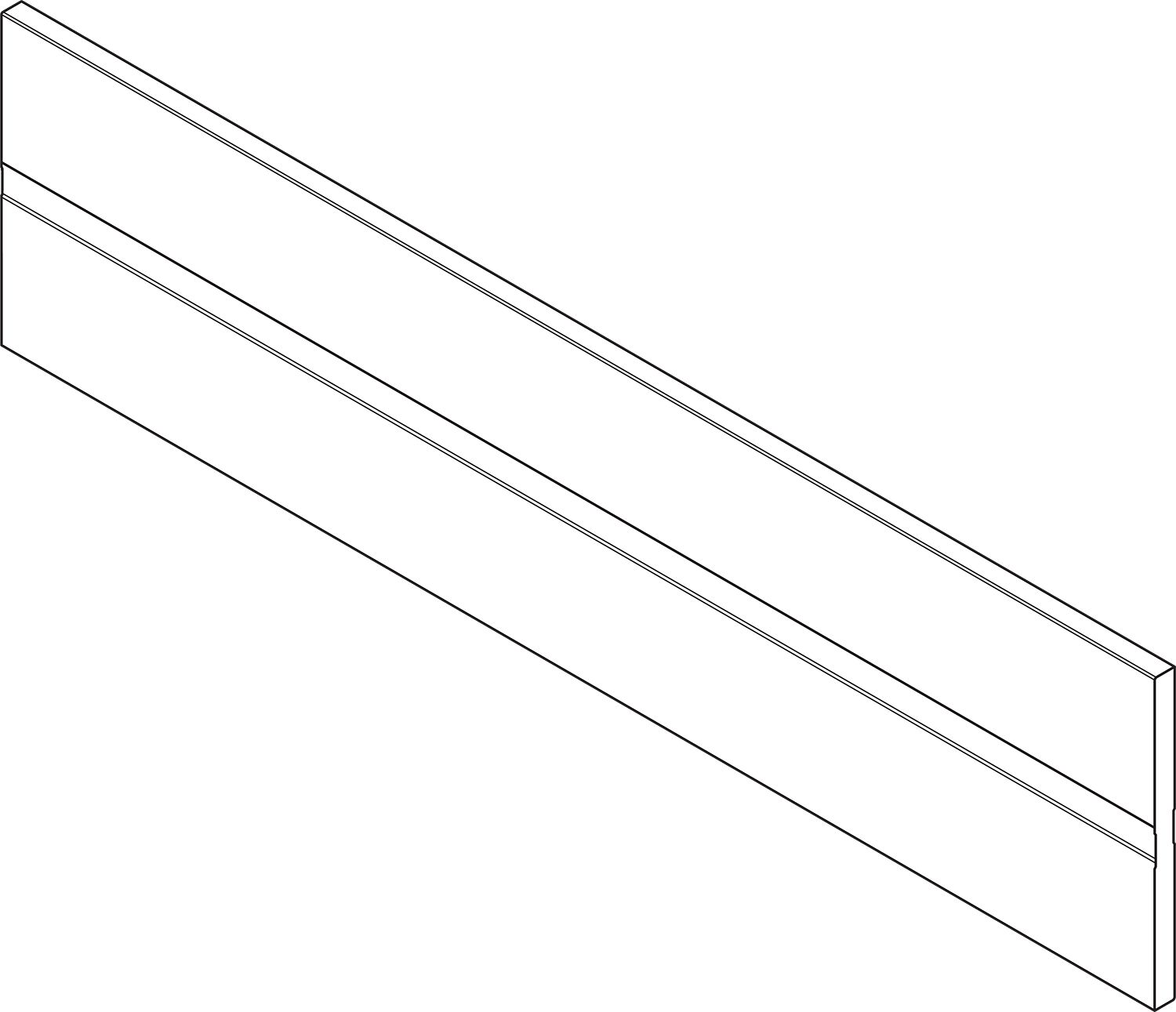 ORGA-LINE keresztosztó-párofil,1077 mm ORGA-LINE keresztosztó-párofil,1077 mm
